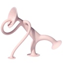 Vorschaubild Elastische Spielfigur rosa 13 cm ab 3 Jahren