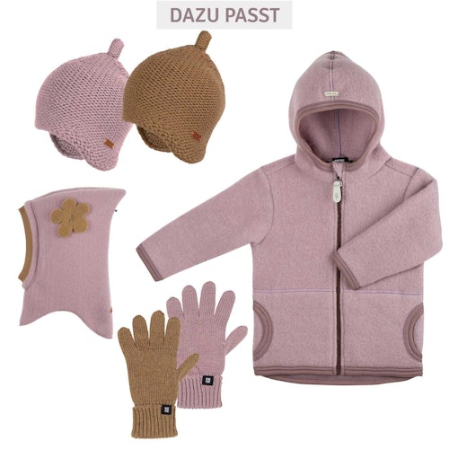 Zipfel Strickmütze Wolle Seide