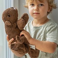 Kuscheltier Biber klein mit Traubenkern Wärmekissen