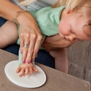 Vorschaubild Großes Baby Fußabdruck & Handabdruck Set für 2 Abdrücke