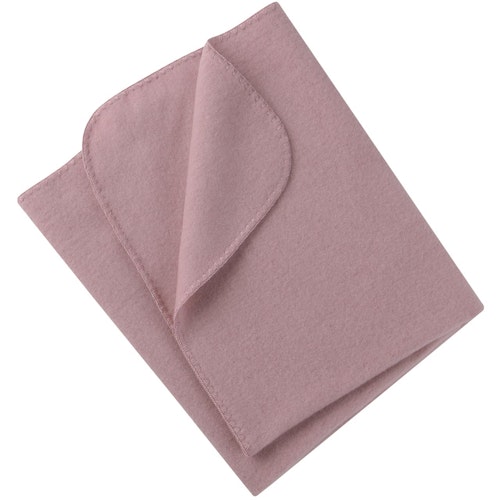 Wolle Babydecke engel rosenholz melange