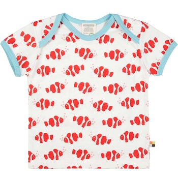Kurzarm Shirt Fische rot