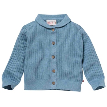 Edle Strickjacke himmelblau
