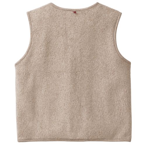 Fleece Weste beige