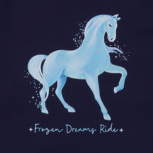 Langarmshirt mit Pferde-Motiv