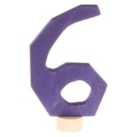 Grimms Zahlenstecker 6 für Geburtstagsring