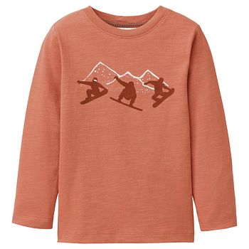 Langarmshirt People Wear Organic Interlock/Jersey Motiv