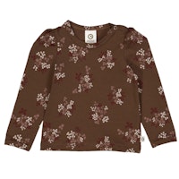 Langarmshirt Puffärmel Blümchen