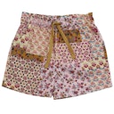 Vorschaubild Leichte Popeline Shorts Orchideendruck
