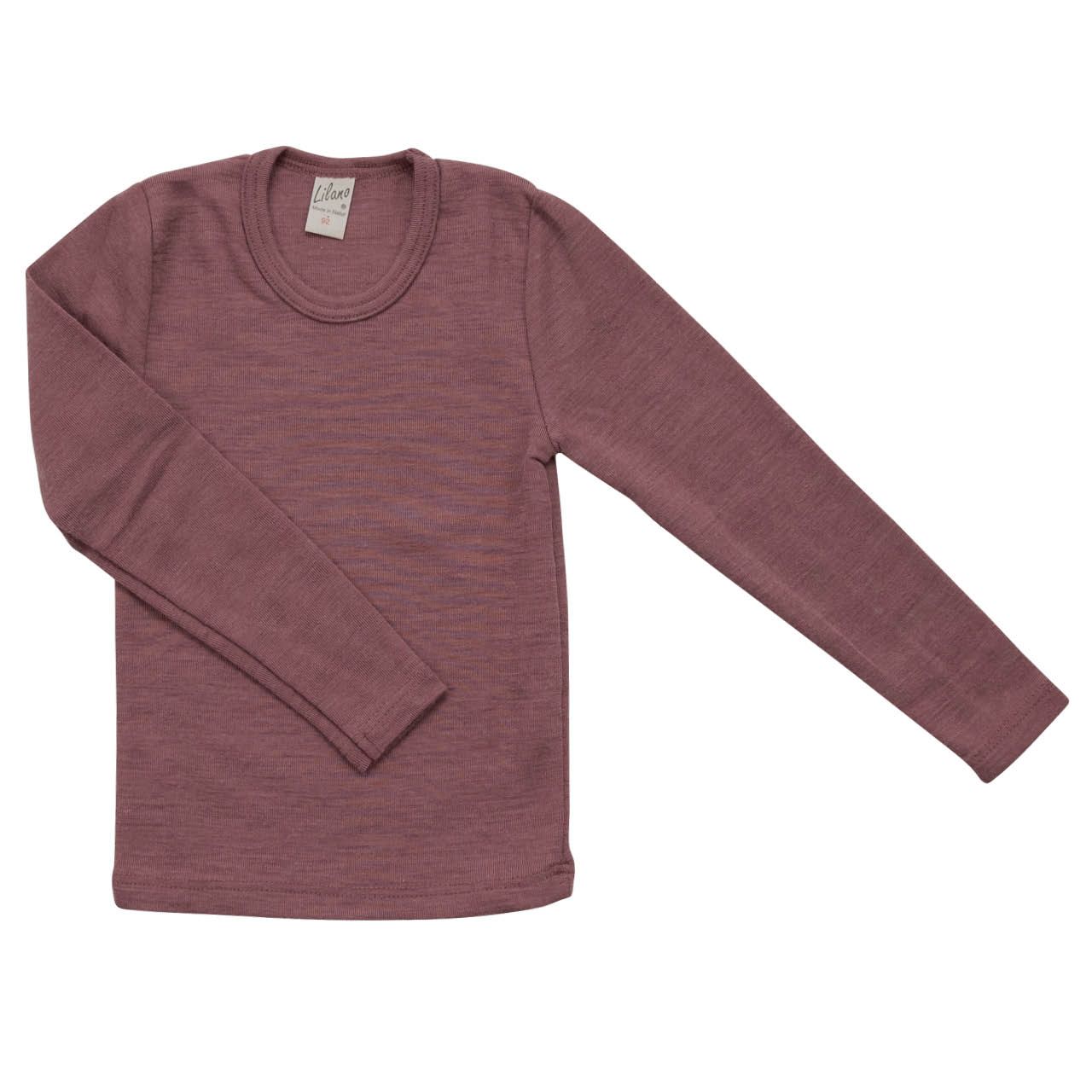 Langarmshirt Lilano Wolle/Seide