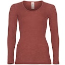 Vorschaubild Damen Wolle Seide Langarmshirt