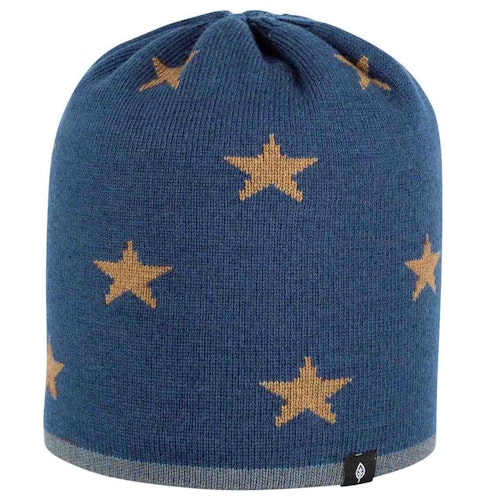 Wolle Seide Beanie Sterne