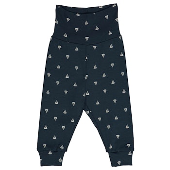 Leichte Krabbelhose Segelboot navy