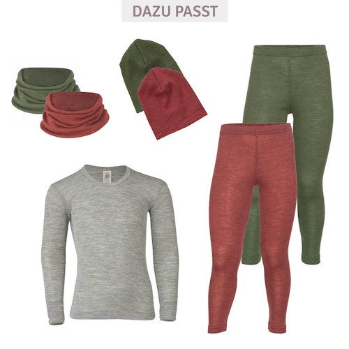 Kinder Leggings Wolle seide