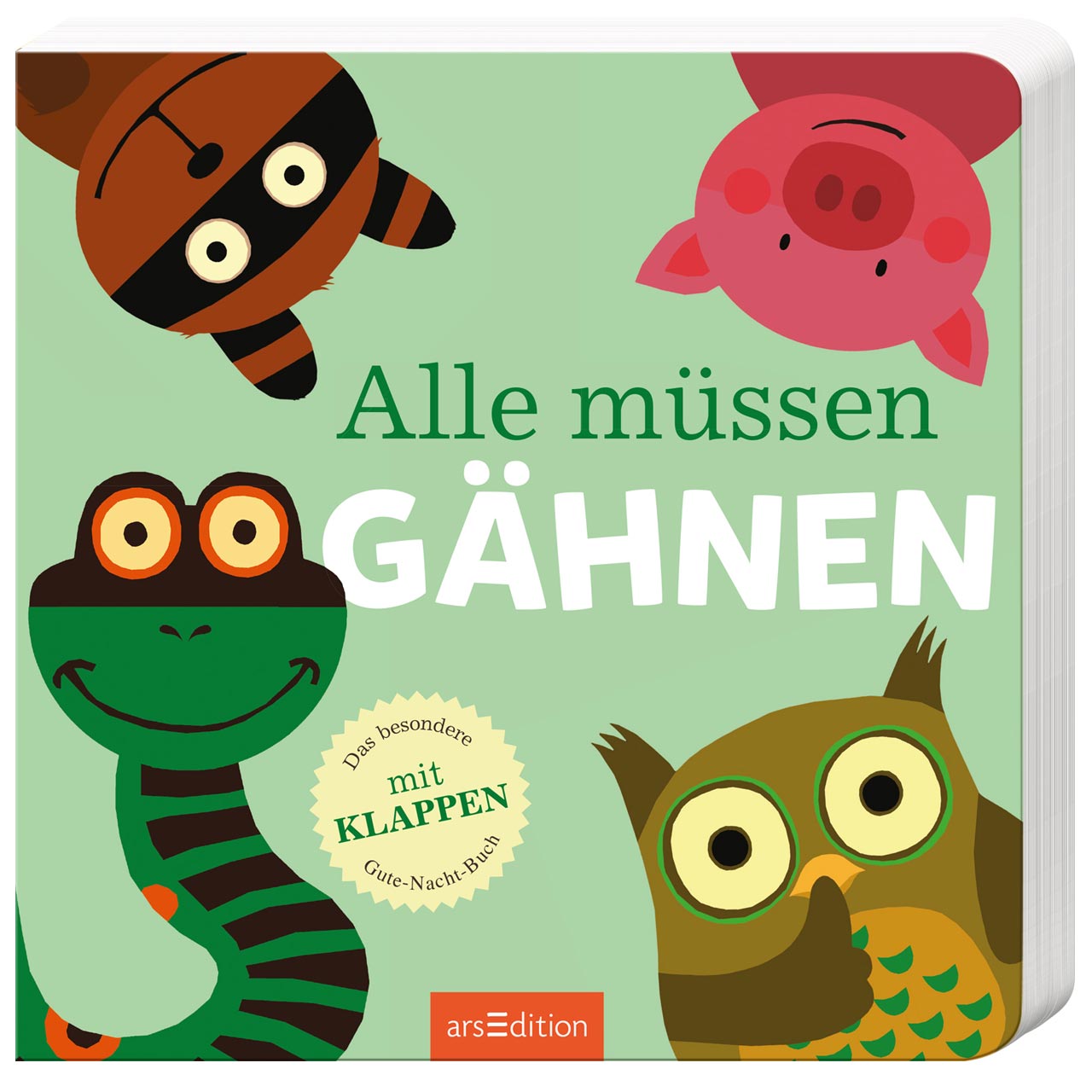Alle müssen gähnen – Gute Nacht Buch ab 2 Jahren