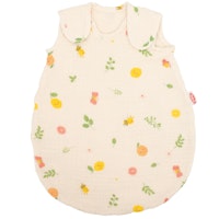 Musselin Puppen-Schlafsack 28-35cm Früchte, Bio-Baumwolle