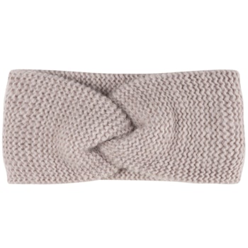 Damen Baby Alpakawolle Stirnband hellbeige