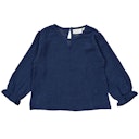 Vorschaubild Musselin Langarmshirt uni