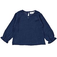 Langarmshirt Sense Organics Musselin Uni