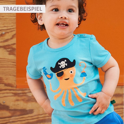 Kurzarm T-Shirt Tiergesicht