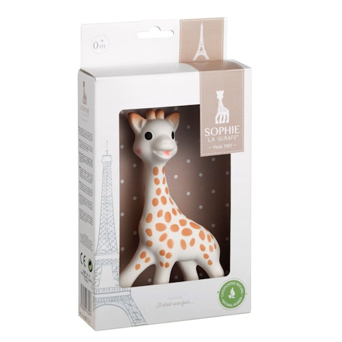 Sophie la girafe® – beliebtes Beißspielzeug aus Naturkautschuk für Babys ab Geburt | VULLI