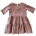 Vorschaubild Flatterkleid Musselin 3/4 Arm
