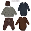 Vorschaubild Jaquard Babyhose Buchstaben