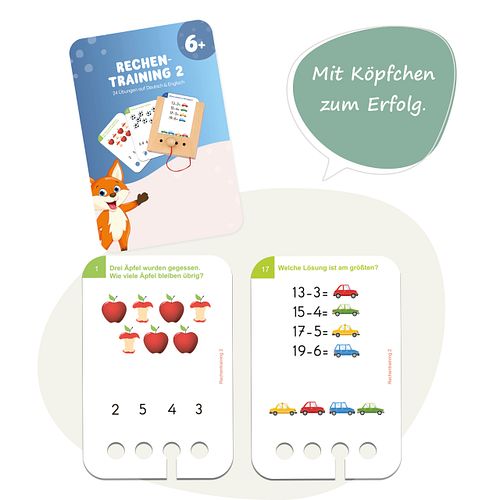 Rechentraining 2 ab 6 J. Kartensatz (ohne Lochkasten)