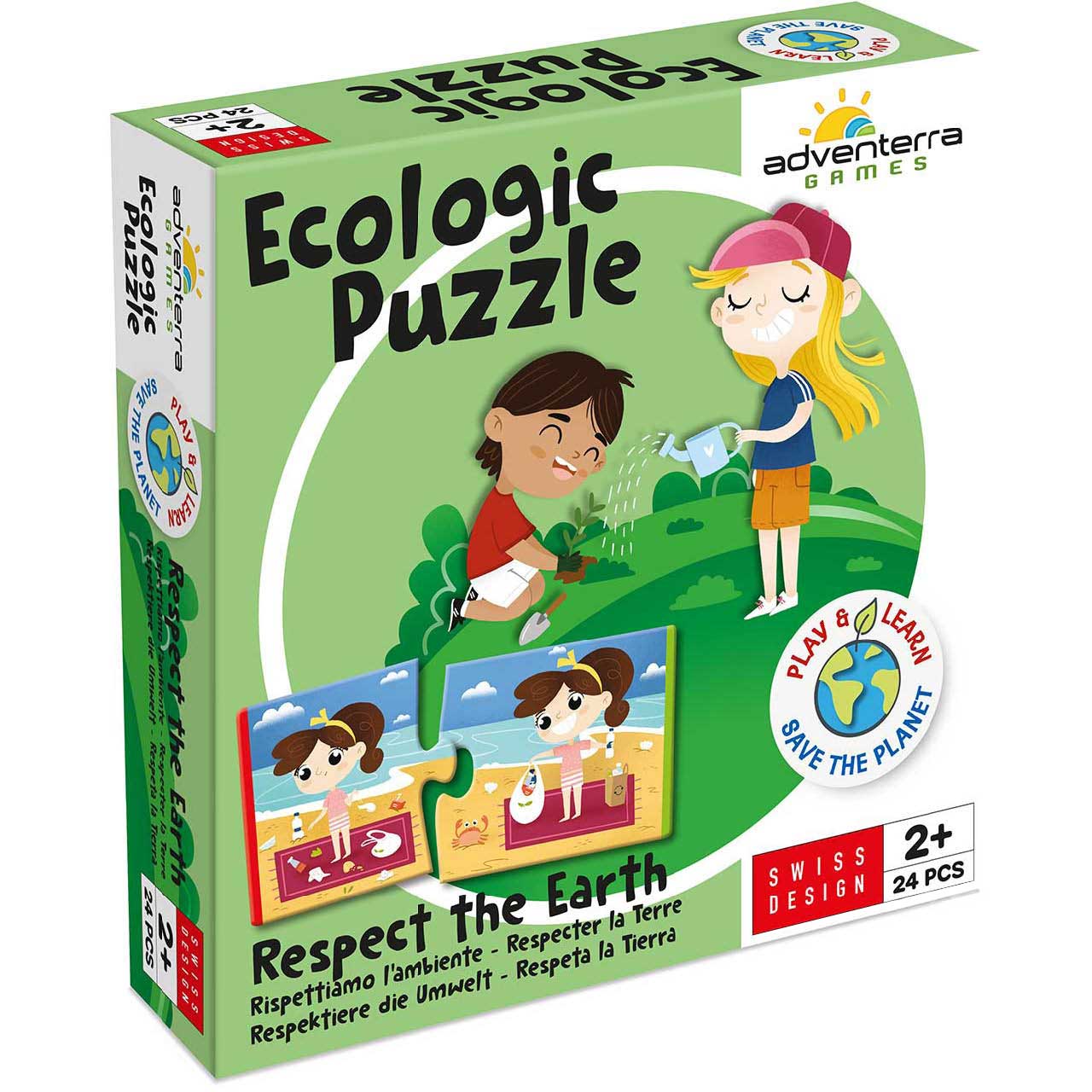 Respektiere die Umwelt – Mini-Puzzle ab 2 Jahren