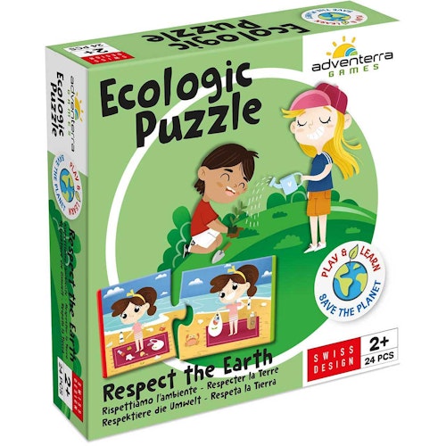 Respektiere die Umwelt – Mini-Puzzle ab 2 Jahren