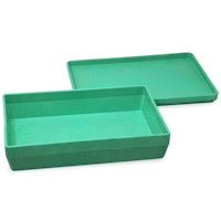 Spiel- & Aufbewahrungsbox mit Deckel  grün