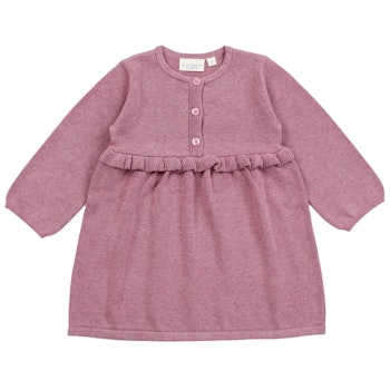 Strickkleid langarm mauve
