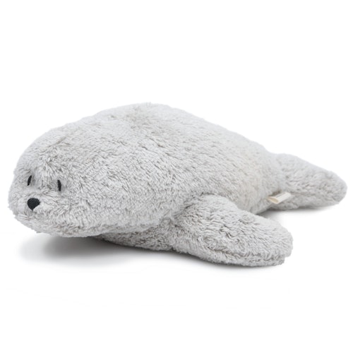 Bio Einschlafhilfe mit Sound und Licht Robbe grau