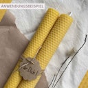 Vorschaubild Kerzendochte DIY 2er Set Bienenwaben Kerzen, 39 cm