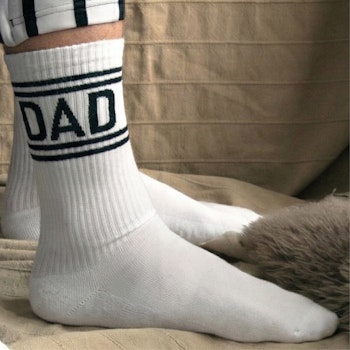 Tennissocken Dad weiß