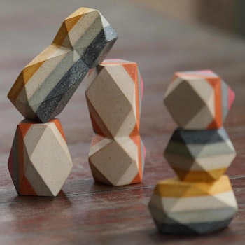 Stapelsteine "GEO Rocks" ab 3 Jahre 6 Stk.