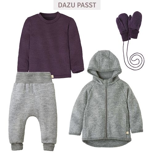 Pullover Disana Strick langarm Merinowolle