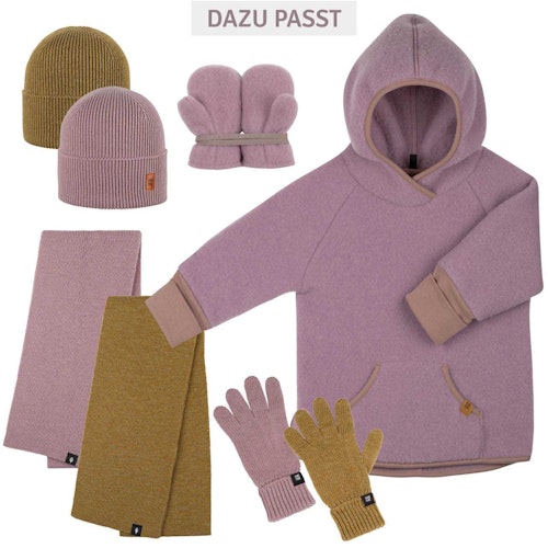 Fleece Pullover Kapuze Wolle