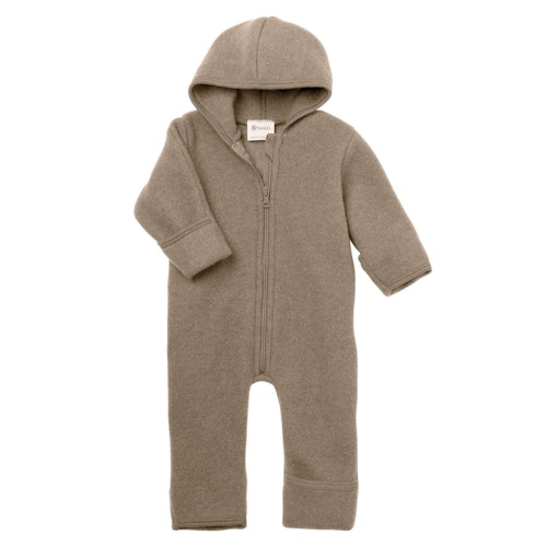 Baby Overall mit Kapuze und Reißverschluss