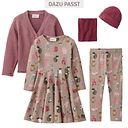 Vorschaubild Kleid People Wear Organic langarm Motiv