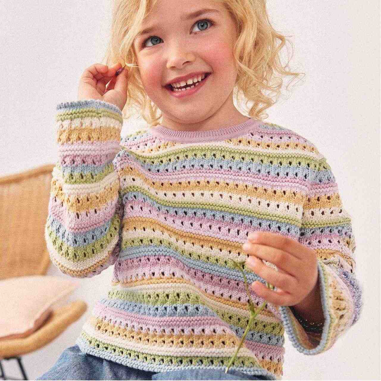 Edler Strick Pullover Trompetenärmel