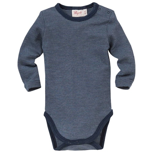 Wolle Seide Body langarm