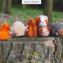 Vorschaubild Selber filzen mit Anleitung DIY Filz Set Bison Level 5 ab 6 Jahre