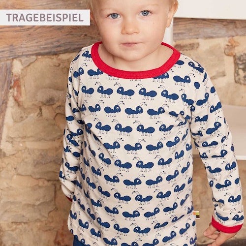 Leichtes Shirt langarm Wale