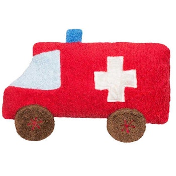Rotes Feuerwehr Kirschkernkissen