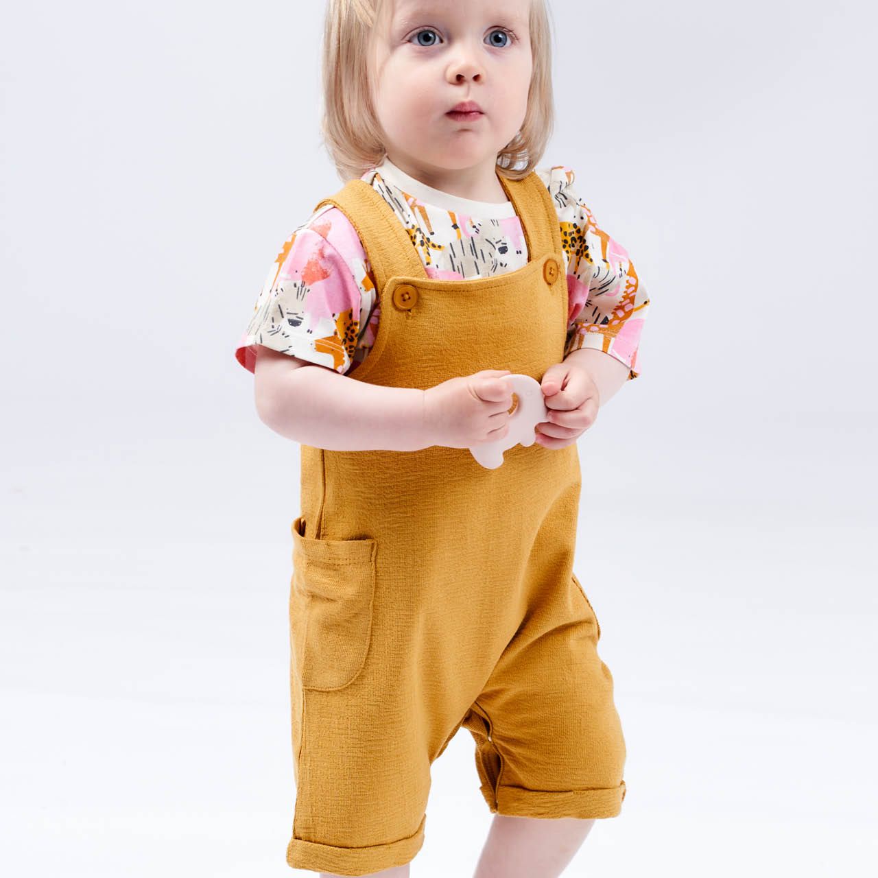 Strampler Sense Organics Sweat ohne Arm Strick Uni