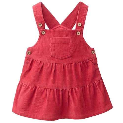 Festes Feincord Latzkleid