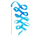 Vorschaubild Blaues Tanzband aus Seide 2,4 m - Glockenblume