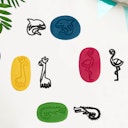 Vorschaubild Ausstechförmchen Knete Zootiere