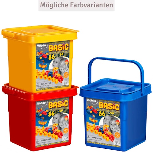 mobilo® Basis-Set mit 86 Teilen im praktischen Eimer